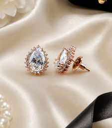 Crystal royale halo studs