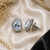 Celeste crystal halo studs