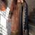 Brown black heavy embroidery nylon twilnet kurta dupatta and pant set
