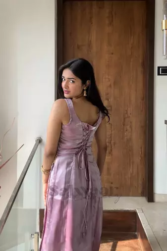 Lavender embroidered jimmy silk blend kurta set