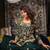 Green embroidered chinon panjabi suit set