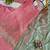 Pink jimmi satin embroidery butti work kurta set
