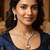 White rhodium-plated agate stone necklace set with earrings