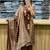 Women's Cotton Printed Kurta Pant with Dupatta Set – Brown