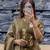 Women's Cotton Printed Kurta Pant with Dupatta -Green