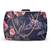 Floral printed clutch bag for women with detachable strap