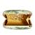 Cream-coloured & pink printed box clutch bag for women with detachable strap