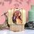 Woman portrait printed box clutch bag for women with detachable strap
