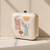 Line art portrait printed clutch bag for women with detachable strap