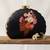 Black girl and flower printed clutch bag for women with detachable strap