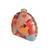 Multicolor floral printed box clutch bag for women with detachable strap