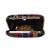 Multicolor doors printed square clutch bag for women