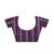 royal navy striped cotton blend saree