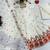 Ivory heavy silk embroidered anarkali gown set with sharara & dupatta