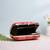 Printed box clutch bag for women with detachable strap