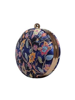 Printed box clutch for women with detachable strap 2