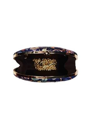 Printed box clutch for women with detachable strap 3