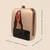 Flower girl printed box clutch bag for women with detachable strap
