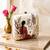 Lady with white tiger printed box clutch bag for women with detachable strap