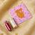 Infinity evil eye bhaiya bhabhi rakhi set with pearl beads