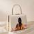 Flower lady printed clutchbag for women with detachable strap