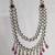 Purple antique gold-plated agate stone  kundan dula mala Men Jewellery
