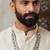 White antique gold-plated agate stone  kundan dula mala Men Jewellery