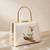 Peacock with flower printed clutch bag for women with detachable strap for women
