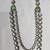 Pista antique gold-plated agate stone kundan dula mala Men Jewellery