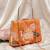 Divine cow lotus hand printed clutchbag for women with detachable strap