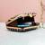 Swirl art printed clutch bag for women with detachable strap