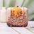 Royal ethnic harmony printed clutch for womenwith detachable chain