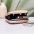 Twin owls printed clutch for women with detachable strap
