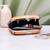 Twin cranes sunset printed clutch for women with detachable strap