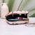Abstract floral modern printed clutch for women with detachable chain strap