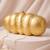 Elegant golden puff acrylic clutch bag for women with detachable strap