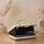 Printed blush pink  embroidery clutch bag for women with detachable strap