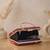 Printed burgundy bag for women clutch bag for women with detachable strap