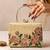 Gold floral embellished luxury clutch bag  for women with detachable strap