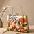 Printed luxury floral art clutch bag for women with hand embroidery