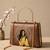 Printed vintage ethnic woman art designer clutch for women with hand embroidery