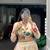 Cream Floral Print Lehenga with Designer Blouse