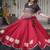 Maroon & Black Gamthi Embroidered Foil Print Rayon Flared Lehenga Choli Set