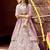 Women's Pink silk blend Lehenga Choli with Net Dupatta