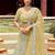 Women's Mustard silk blend Heavy Embroidered  Lehenga Choli Set