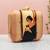 Lady & cat elegance printed clutch bag for women with detachable strap
