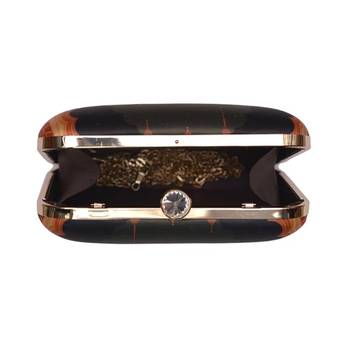 Traditional mughal motif printed clutch for women with detachable strap 3