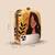 Yellow & black girl printed sling bag for ladies desinger square body bag