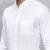 Men classic spread collar solid cotton formal shirt