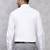 Men classic spread collar solid cotton formal shirt